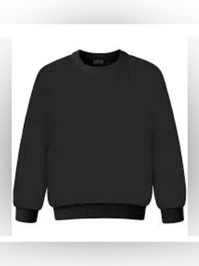 Diamond Supply Co Black Crewneck Sweatshirt Small Cotton Blend Raglan Pullover